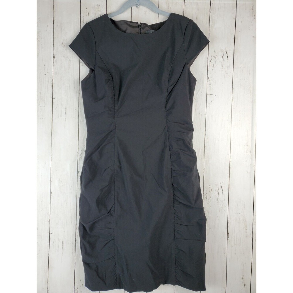 Adrianna Papell Dress Womens Size 8 Black Cocktail Nice!